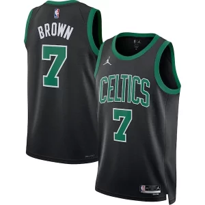Pratico Bellissimo Jaylen Brown Boston Celtics Jordan Brand Unisex Swingman Jersey Statement Edition Black  per i veri fan