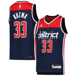 Pratico Elegante Ottimo Kyle Kuzma Washington Wizards Jordan Brand Youth Swingman Jersey Statement Edition Navy  per i veri fan