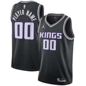 Pratico Fantastico Sacramento Kings Jordan Brand Swingman Custom Jersey Statement Edition Black  per i veri fan