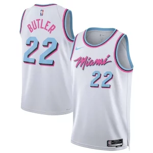 Pratico Fascinante Accattivante Jimmy Butler Miami Heat Nike Unisex 2024/25 Swingman Player Jersey City Edition White  per i veri fan
