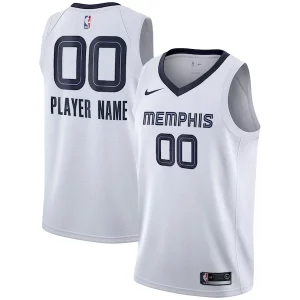 Pratico Memphis Grizzlies Nike 2020/21 Swingman Custom Jersey Association Edition White  per i veri fan