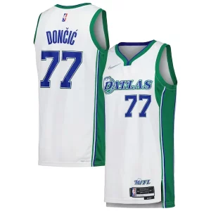 Pratico Prestigioso Luka Dončić Dallas Mavericks Nike Swingman Player Jersey City Edition White  per i veri fan