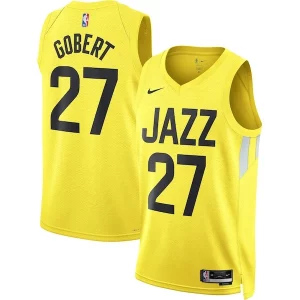 Pratico Rudy Gobert Utah Jazz Nike Unisex Swingman Jersey Icon Edition Gold  per i veri fan
