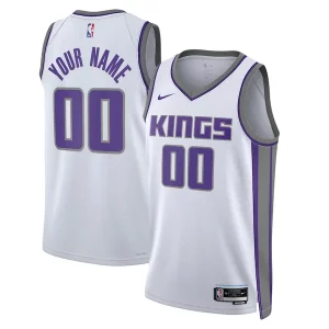 Prestigioso Carino Cool Sacramento Kings Nike Unisex 2022/23 Swingman Custom Jersey White Association Edition  per i veri fan