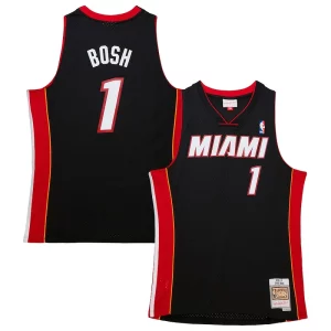 Pratico Chris Bosh Miami Heat Hardwood Classics Swingman Jersey Black  per i veri fan