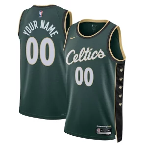 Prestigioso Classico Boston Celtics Nike Unisex 2022/23 Swingman Custom Jersey City Edition Kelly Green  per i veri fan