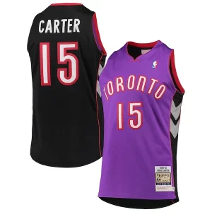 Prestigioso Comodo Resistente Vince Carter Toronto Raptors 1999/2000 Hardwood Classics Authentic Jersey Purple  per i veri fan