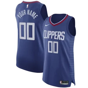 Prestigioso Duraturo Splendido LA Clippers Nike 2020/21 Authentic Custom Jersey Blue Icon Edition  per i veri fan