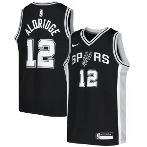 Prestigioso Lussuoso LaMarcus Aldridge San Antonio Spurs Nike Youth Swingman Jersey Icon Edition Black  per i veri fan