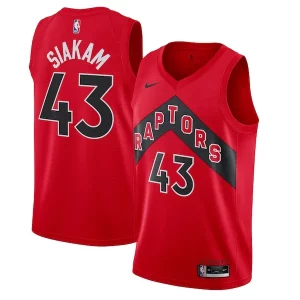 Prestigioso Lussuoso Pascal Siakam Toronto Raptors Nike 2020/21 Icon Swingman Jersey Red  per i veri fan