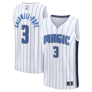 Prestigioso Moderno Kentavious Caldwell Pope Orlando Magic Youth Fast Break Replica Player Jersey Association Edition White  per i veri fan