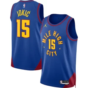Prestigioso Nikola Jokic Denver Nuggets Jordan Brand Unisex Swingman Jersey Statement Edition Blue  per i veri fan