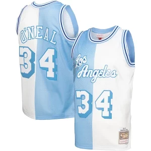 Prestigioso Resistente Bellissimo Shaquille O'Neal Los Angeles Lakers Hardwood Classics 1996/97 Split Swingman Jersey Powder Blue/White  per i veri fan