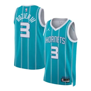Prestigioso Terry Rozier Charlotte Hornets Jordan Brand Unisex Swingman Jersey Icon Edition Teal  per i veri fan