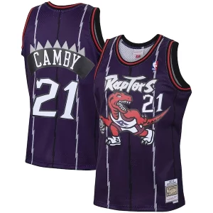 Prestigioso Versatile Fantastico Marcus Camby Toronto Raptors 2001/02 Hardwood Classics Swingman Jersey Purple  per i veri fan