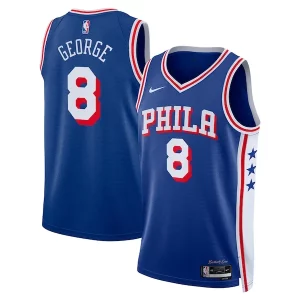 Prestigioso Versatile Sofisticato Paul George Philadelphia 76ers Nike Unisex 2024 Offseason Addition Nike Swingman Jersey Royal  per i veri fan