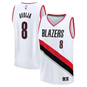 Fantastico Deni Avdija Portland Trail Blazers Fast Break Replica Player Jersey Association Edition White  per i veri fan