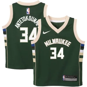 Raffinato Accattivante Trendy Giannis Antetokounmpo Milwaukee Bucks Nike Toddler Swingman Player Jersey Icon Edition Green  per i veri fan