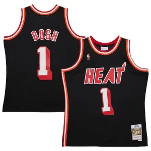 Raffinato Classico Ottimo Chris Bosh Miami Heat 2013/14 Hardwood Classics Swingman Jersey Black  per i veri fan