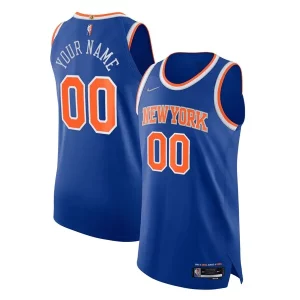 Raffinato Comodo Moderno New York Knicks Nike 2021/22 Diamond Swingman Authentic Custom Jersey Icon Edition Blue  per i veri fan
