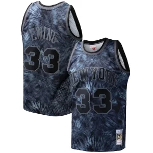 Raffinato Comodo Patrick Ewing New York Knicks Hardwood Classics 1991/92 Tie Dye Swingman Jersey Black  per i veri fan