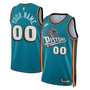 Raffinato Delizioso Detroit Pistons Nike Unisex 2022/23 Custom Swingman Jersey Classic Edition Teal  per i veri fan
