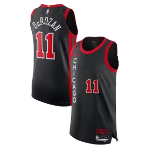 Raffinato Gorgeous Nike DeMar DeRozan Chicago Bulls Authentic Jersey City Edition Black  per i veri fan