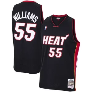 Raffinato Jason Williams Miami Heat 2005/06 Hardwood Classics Swingman Jersey Black  per i veri fan