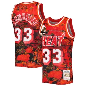 Raffinato Meraviglioso Gorgeous Alonzo Mourning Miami Heat 1996/97 Hardwood Classics Lunar New Year Swingman Jersey Red  per i veri fan