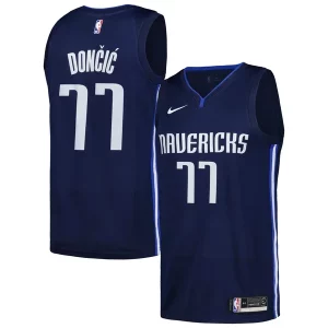 Raffinato Ottimo Eccezionale Luka Dončić Dallas Mavericks Nike Swingman Player Jersey City Edition Navy  per i veri fan