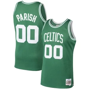 Raffinato Pratico Robert Parish Boston Celtics 1985/86 Hardwood Classics Swingman Jersey Kelly Green  per i veri fan