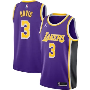 Raffinato Sofisticato Anthony Davis Los Angeles Lakers Jordan Brand 2020/21 Swingman Jersey Statement Edition Purple  per i veri fan