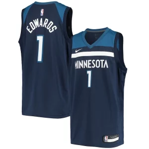 Raffinato Splendido Anthony Edwards Minnesota Timberwolves Nike Youth 2020/21 Swingman Jersey Icon Edition Navy  per i veri fan
