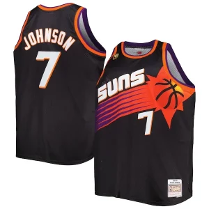Raffinato Splendido Prestigioso Kevin Johnson Phoenix Suns Big & Tall Hardwood Classics 1996/97 Swingman Jersey Black per i veri fan