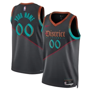 Raffinato Washington Wizards Nike Unisex 2023/24 Custom Swingman Jersey Black City Edition  per i veri fan