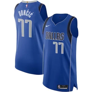 Resistente Attraente Luka Dončić Dallas Mavericks Nike Authentic Jersey Association Edition Blue  per i veri fan