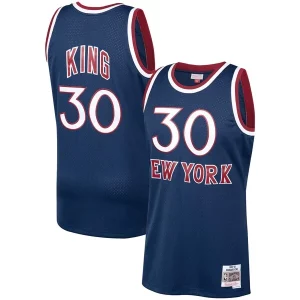 Resistente Bellissimo Meraviglioso Bernard King New York Knicks 1982/83 Hardwood Classics Swingman Jersey Navy  per i veri fan