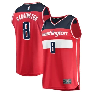 Sofisticato Fantastico Carlton Carrington Washington Wizards Fast Break Replica Player Jersey Icon Edition Red  per i veri fan