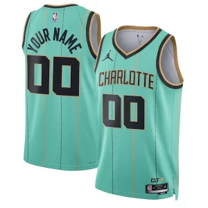 Resistente Charlotte Hornets Jordan Brand Unisex 2024/25 Custom Swingman Jersey City Edition Mint  per i veri fan