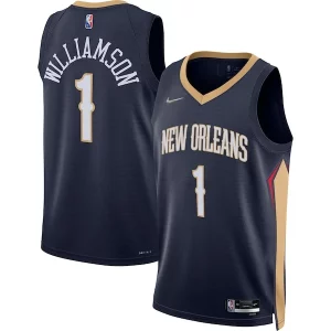 Resistente Comodo Zion Williamson New Orleans Pelicans Nike 2021/22 Diamond Swingman Jersey Icon Edition Navy  per i veri fan