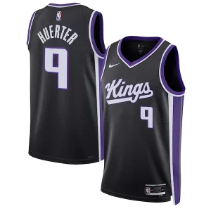 Resistente Kevin Huerter Sacramento Kings Nike Unisex Swingman Jersey Icon Edition Black  per i veri fan