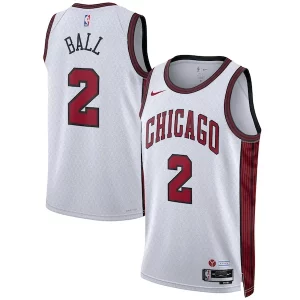 Resistente Lonzo Ball Chicago Bulls Nike Unisex 2022/23 Swingman Jersey City Edition White  per i veri fan
