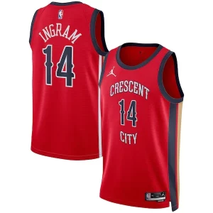 Resistente Magnifico Brandon Ingram New Orleans Pelicans Jordan Brand Unisex Swingman Jersey Statement Edition Red  per i veri fan