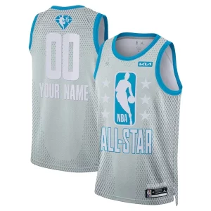 Resistente Nike 2022 NBA All Star Game Swingman Custom Jersey Gray  per i veri fan