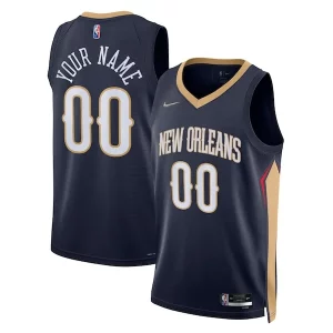 Resistente Ottimo Sofisticato New Orleans Pelicans Nike 2021/22 Diamond Swingman Custom Jersey Icon Edition Navy  per i veri fan