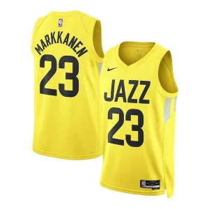 Resistente Raffinato Carino Lauri Markkanen Utah Jazz Nike Unisex Swingman Jersey Icon Edition Gold  per i veri fan
