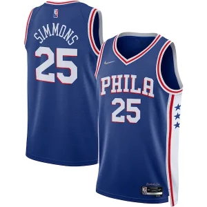 Resistente Sofisticato Ben Simmons Philadelphia 76ers Nike 2021/22 Diamond Swingman Jersey Icon Edition Royal  per i veri fan