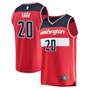 Resistente Versatile Alexandre Sarr Washington Wizards Fast Break Replica Player Jersey Icon Edition Red  per i veri fan