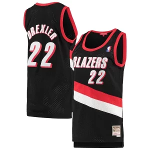 Robusto Accattivante Clyde Drexler Portland Trail Blazers Women's 1991/92 Hardwood Classics Swingman Jersey Black  per i veri fan
