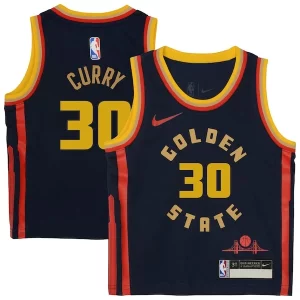 Robusto Fascinante Stephen Curry Golden State Warriors Nike Preschool 2024/25 Swingman Player Jersey City Edition Navy  per i veri fan